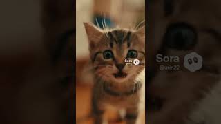 子猫がご飯前に足元で大渋滞→先住猫だけ冷静すぎる【猫あるある｜AIアニメ】