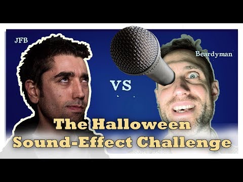 Halloween Sound-Effect Routine challenge || Beardyman vs JFB