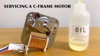 How to Oil a Fan Motor (Shaded-Pole, C-Frame Motor)