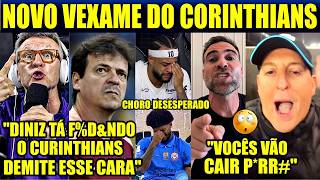 🚨“O DINIZ VAI CAIR CORINTHIANS, P*RR…" TORCIDA FICA PISTOLA APÓS NOVO VEXAME DO CORINTHIANS