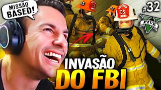 SUPER XANDÃO NA INVASÃO DO FBI e ROUBANDO O PENDRIVE - GTA 5 #32