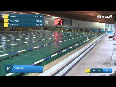 Serie 3 dei 100 Farfalla  Assoluti Maschi Master - Campionati Regionali Master 2015 VENETO e FRIULI