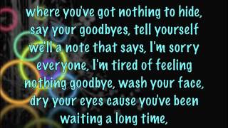 Black and Blue - Counting Crows w/ lyrics on screen