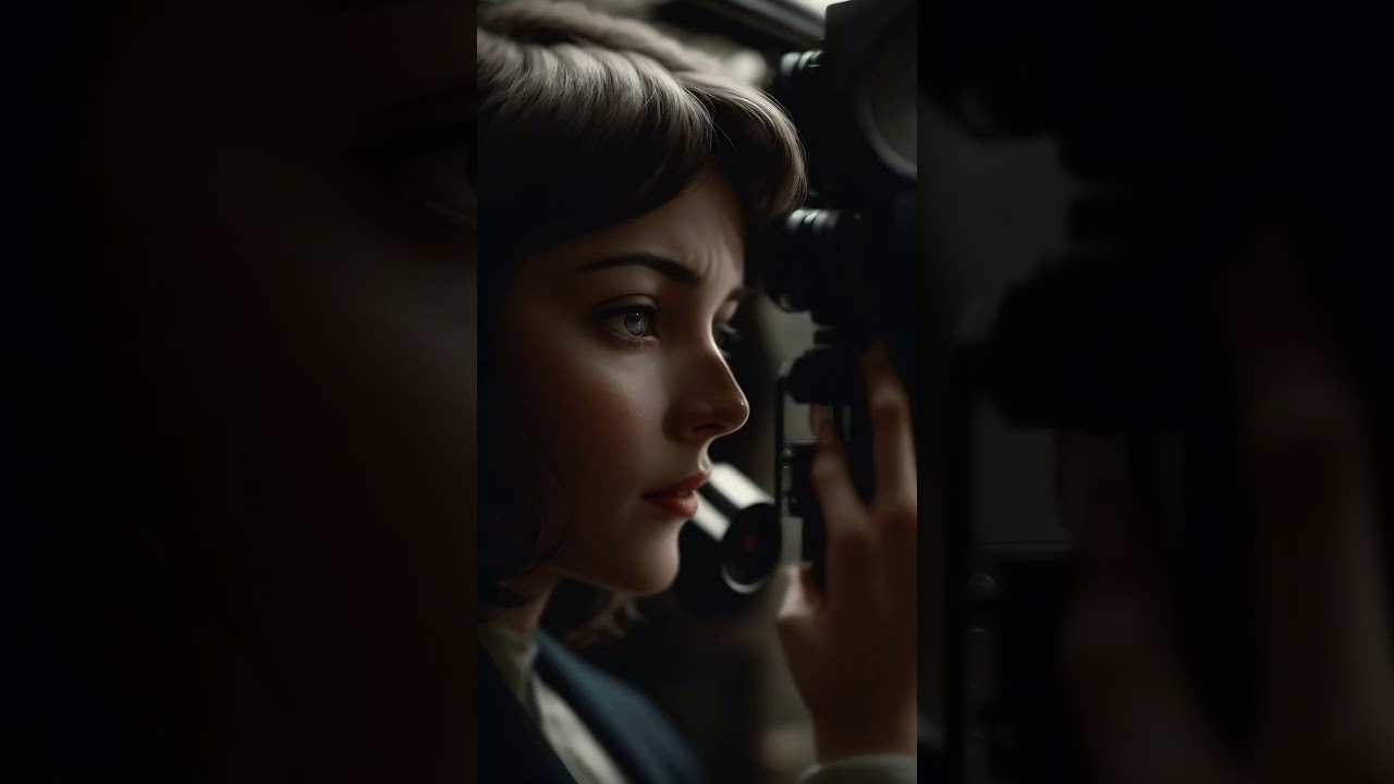 Free Stock Videos - AI animation - a portrait of a woman