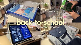 back to school reset 🎀 | prepping for a new semester, packing my bag & college essentials