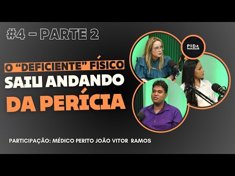 Capa do episódio 4 do Pod Processar: Perícias médicas sob a ótica do perito
