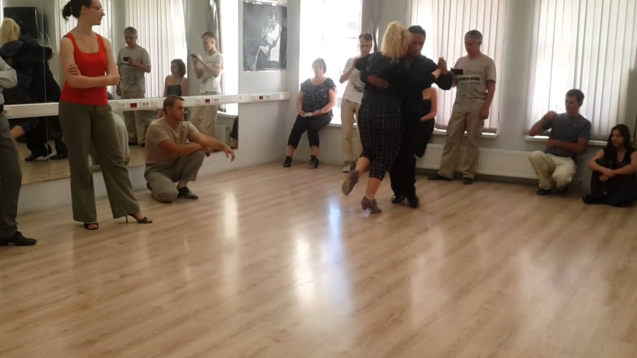 Ezequel Gomez y Elvira Malishevskaya ревью урока "Безопасное ганчос в круговом движении"