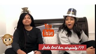 OUR FIRST VIDEO // Q&A ? JADA LOST HER VIRGINITY ?