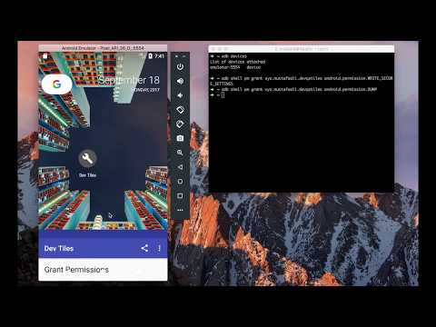 Dev Quick Settings Tiles