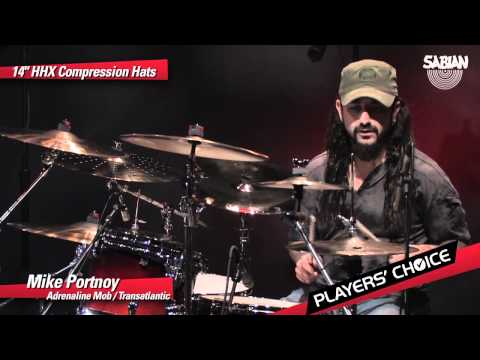 SABIAN Players' Choice - Mike Portnoy Demos the 14" HHX Compression Hats