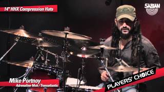 Video thumbnail for SABIAN Players' Choice - Mike Portnoy Demos the 14" HHX Compression Hats by SABIAN Cymbals