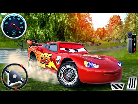 Extreme Car Driving Simulator - New Mod 2024: Offroad Cars Lightning McQueen - Android GamePlay #13