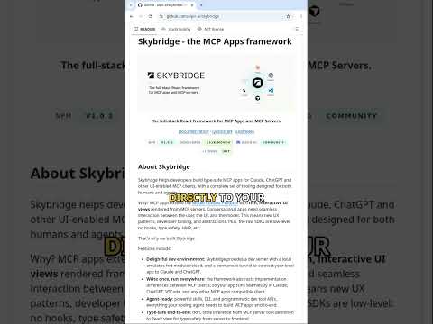 Build Powerful AI Apps with Skybridge