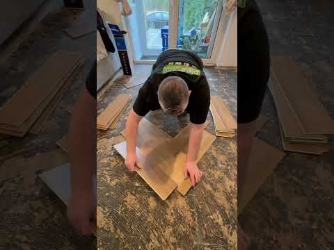 How to start ✅#flooring #herringbone #pov #howto #diy #tutorial #tips #lvt #teirnanmccorkell