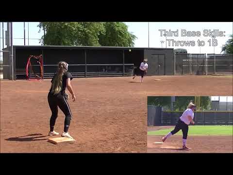 Alyssa Brown Softball Skills Video - 2020 3B 1B