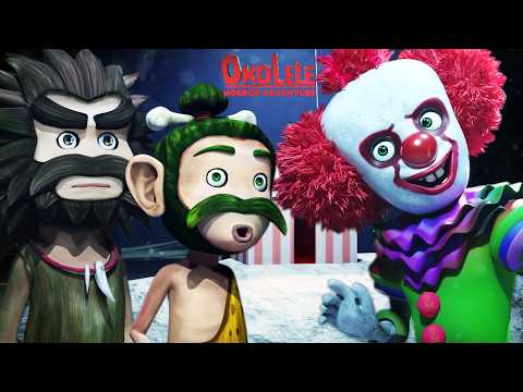 Oko Lele Horror Adventure ⭐ The Clown — All Episodes in a row  ⭐ Oko Lele - Official channel