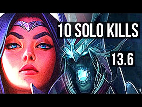 IRELIA vs KARTHUS (TOP) | 10 solo kills, 66% winrate, Dominating | KR Grandmaster | 13.6