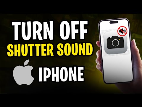 How to Turn Off Camera Shutter Sound on iPhone 15 (2025)
