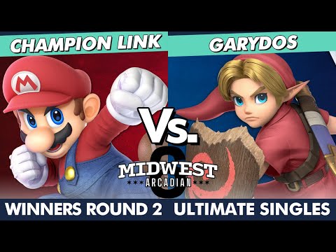 Midwest Arcadian 6 - Champion Link (Mario) Vs. Garydos (Young Link) SSBU Ultimate Tournament