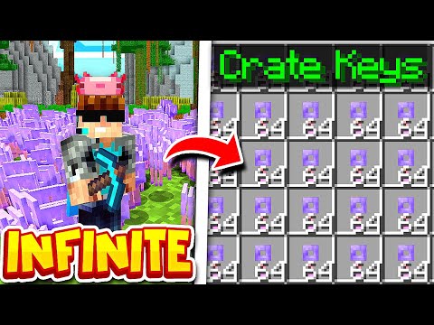 These UNLIMITED CRATE KEYS are OVERPOWERED in MINECRAFT: PRISON?! | Minecraft OP PRISON SERVER #7