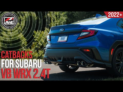 More for the Flat-four: AWE Catbacks for Subaru VB WRX