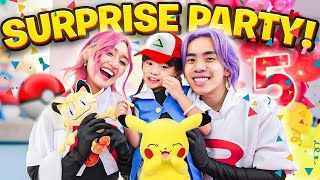 Surprising our 5-year old Daughter with a Pokémon Themed Party!