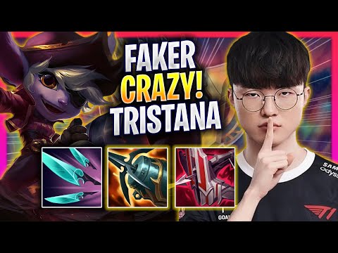 FAKER CRAZY GAME WITH TRISTANA! - T1 Faker Plays Tristana MID vs Taliyah! | Season 2024