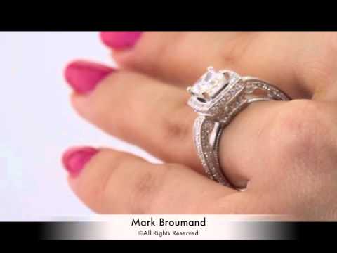 2.18ct Princess Cut Diamond Engagement Anniversary Ring-Mark Broumand