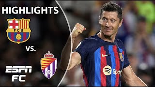 Robert Lewandowski scores BACKHEEL in Barcelona's win! | LaLiga Highlights | ESPN FC