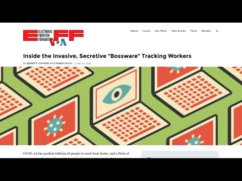 VOA - KONTROVERSI APLIKASI PEMANTAU PEGAWAI YANG KERJA DARI RUMAH