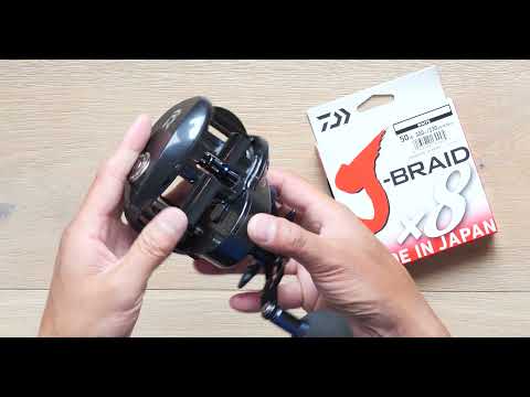 Daiwa Lexa 400HD with Daiwa J-Braid x8 50lb ChillHop Unbox