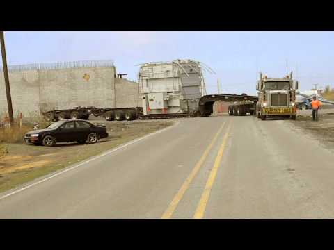 pilotcar.tv™ - Giant Transformer Superload Ft Worth TX  Frog Truck Escort
