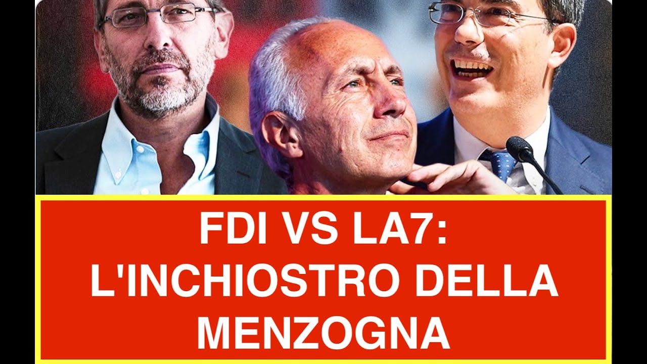 FDI VS LA7: L'INCHIOSTRO DELLA MENZOGNA