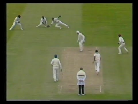 ENGLAND v WEST INDIES 1st TEST MATCH DAY 2 TRENT BRIDGE JUNE 3 1988 MALCOLM MARSHALL DESMOND HAYNES