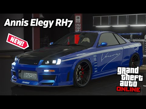 GTA 5 Online - Annis Elegy RH7 (Nissan Skyline GT-R R34) - DLC Vehicle Customization