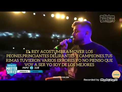 MINUTAZO:PAPO VS SUB - Subtítulos FMS ARGENTINA