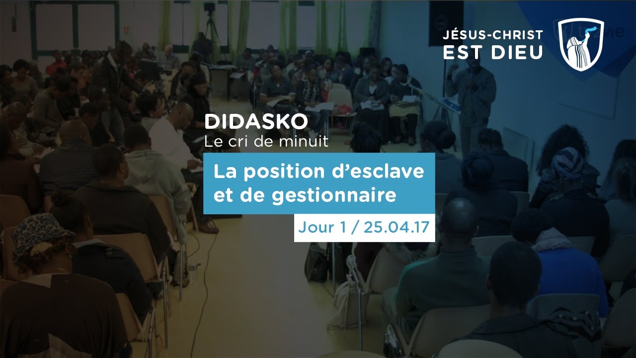 Thumbnail of video: Le cri de minuit : La position d'esclave et de gestionnaire - Didasko 1/4
