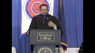 preview picture of video 'Keystone College Commencement 2012 - Mikal Belicove '86 Keynote Address'