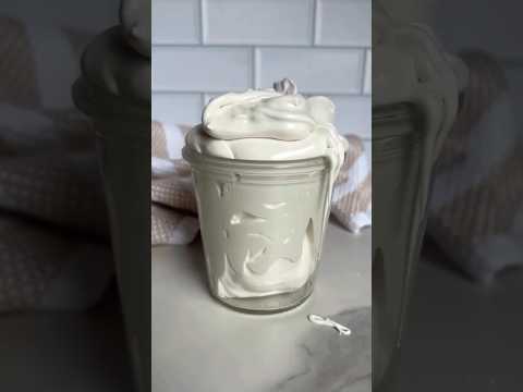 Homemade Marshmallow Fluff! No corn syrup. No dyes. Sugar free option, too!