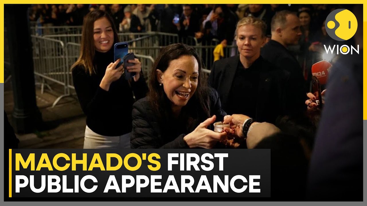 Maria Corina Machado Defies Travel Ban To Attend Oslo Event | WION