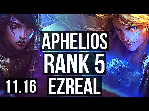 APHELIOS & Leona vs EZREAL & Nautilus (ADC) | Rank 5, Legendary, 9/3/8 | TR Challenger | v11.16
