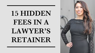 15 Hidden Fees In A Lawyer