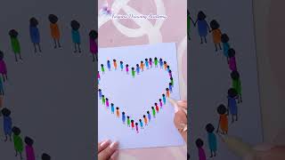 Easy Drawing of Happy Children's Day | Children's Day Poster Drawing #creativeart  #satisfying