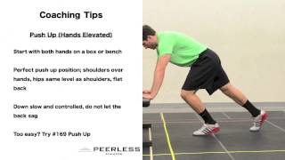 525. Push Up (Hands Elevated)