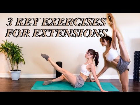 3 Exercises to IMPROVE your dance/ballet extensions (with warm-up and cool down)