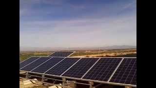 preview picture of video 'bombeo agua solar fotovoltaico'