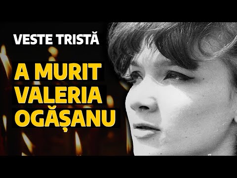 A MURIT VALERIA OGĂȘANU. Actrița avea 76 ani