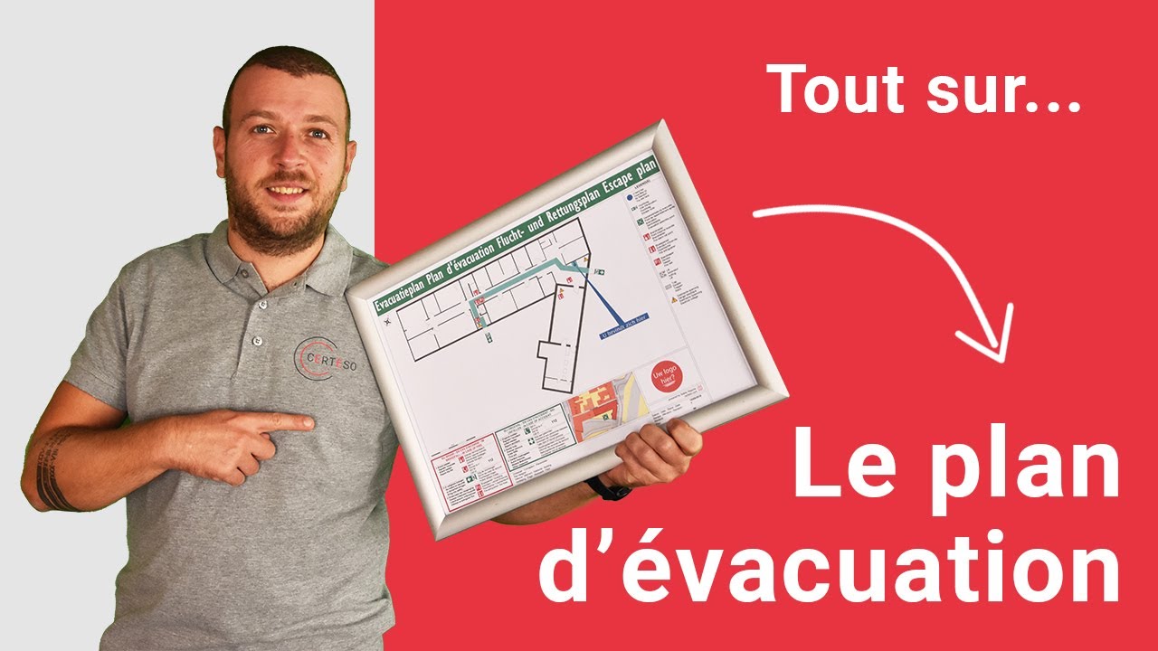 Tous sur le plan d'évacuation