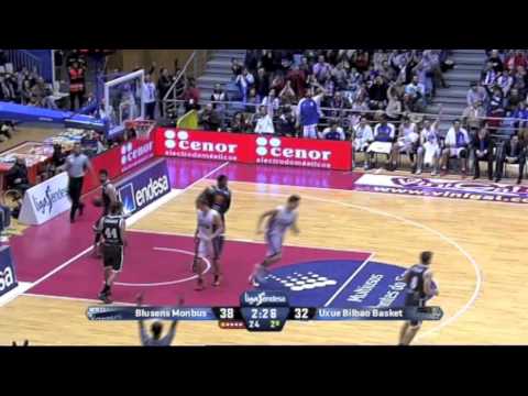 Blusens Monbus v UXUE Bilbao Basket 79-73 - ACB Basketball Liga Endesa Highlights Round 34