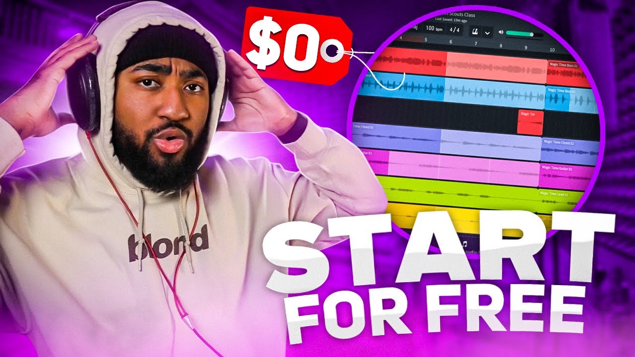 The best way to START making beats (FOR FREE)